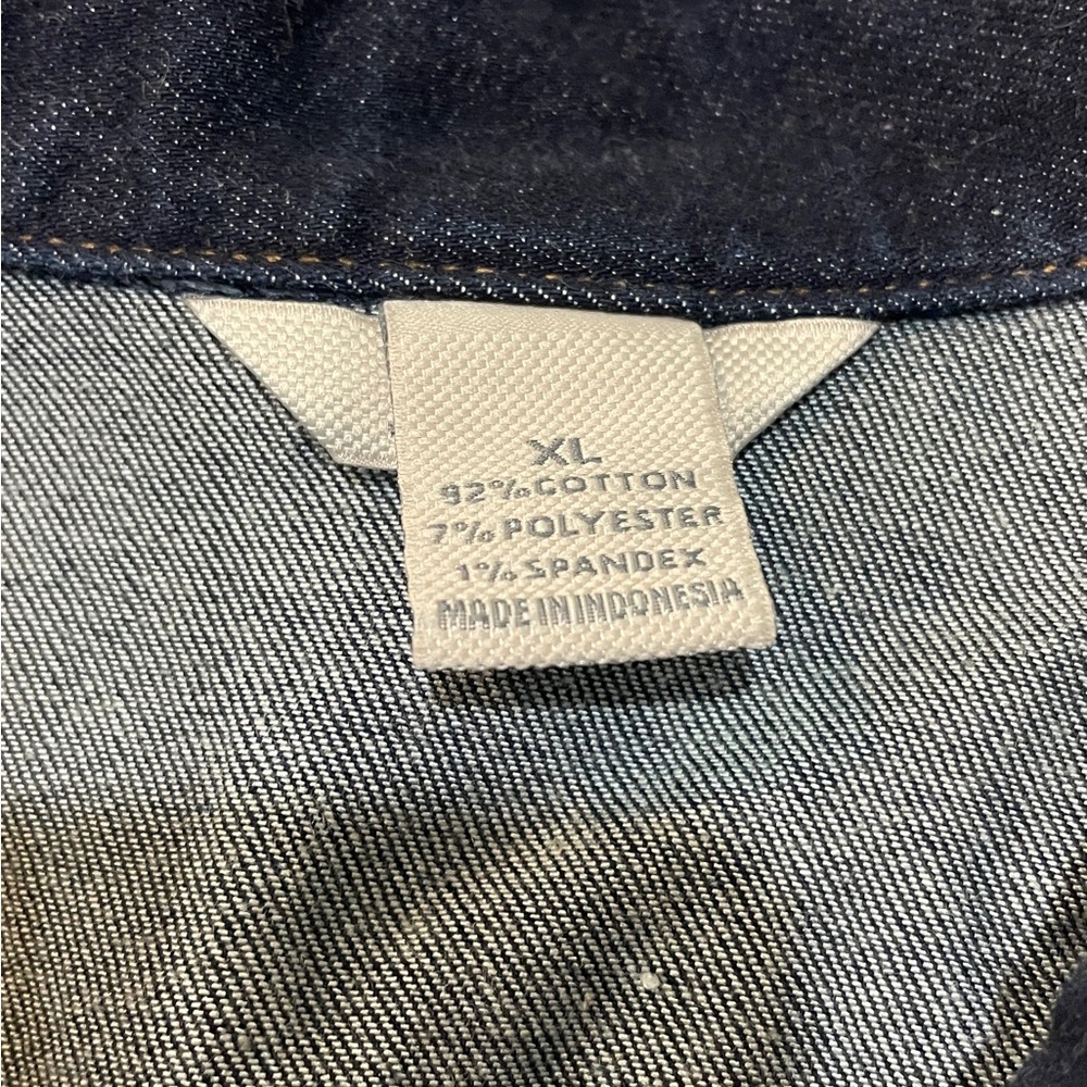 Duluth Trading Co Dark Blue Jean Jacket - Picture 4 of 4